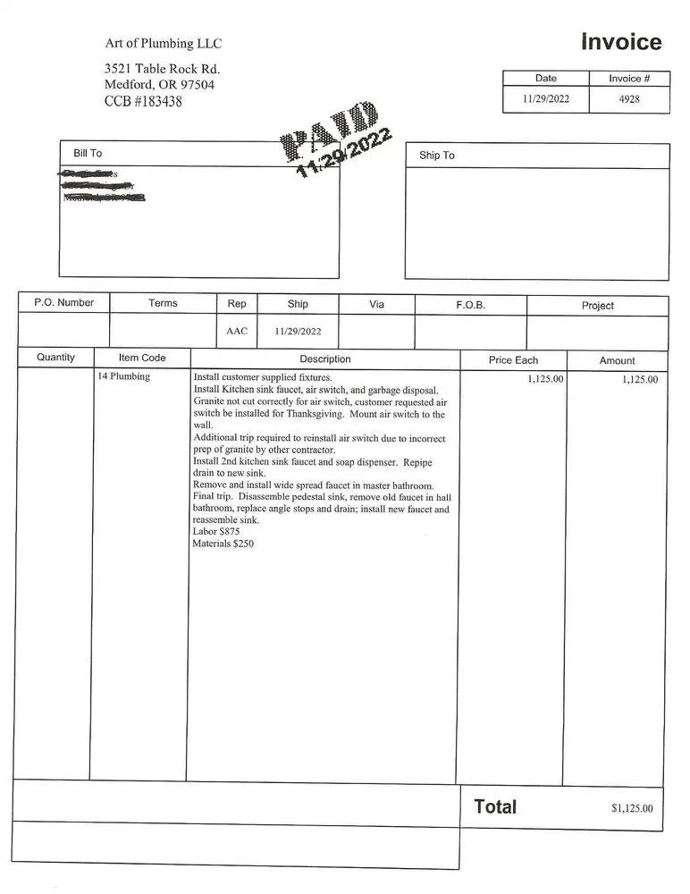 Slide of Art Of Plumbing