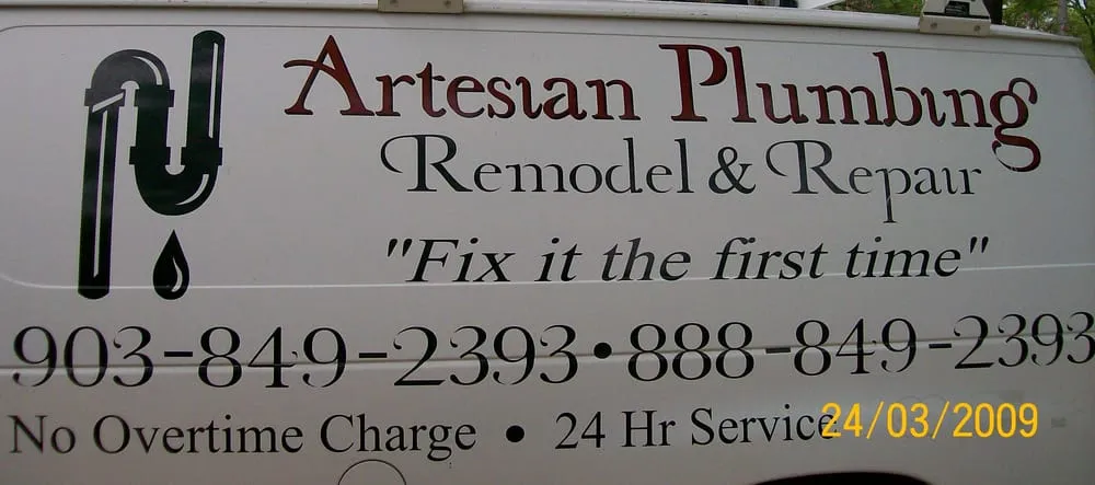 Slide of Artesian Plumbing