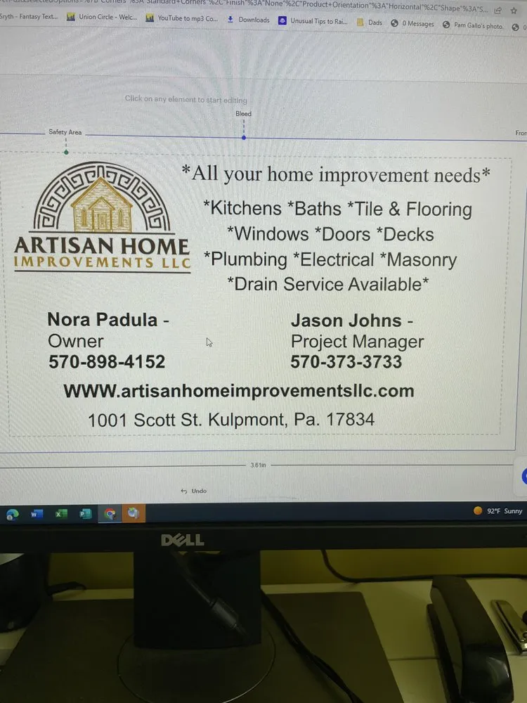 Slide of Artisan Home Improvements