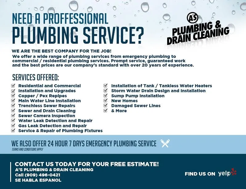 Slide of A's Plumbing