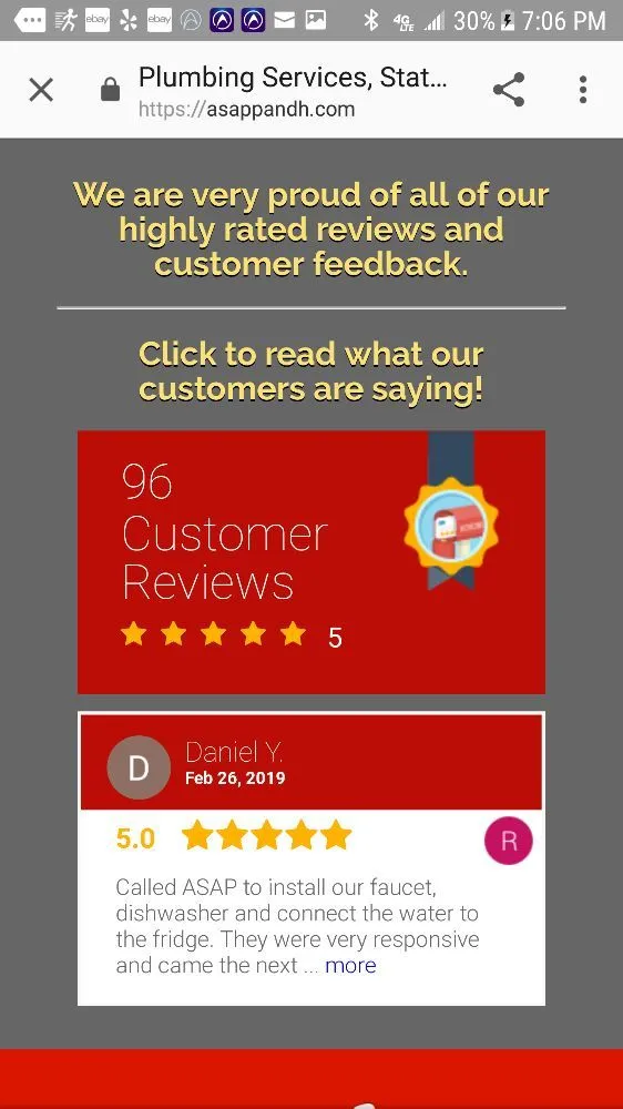 Slide of Asap Plumbing & Heating