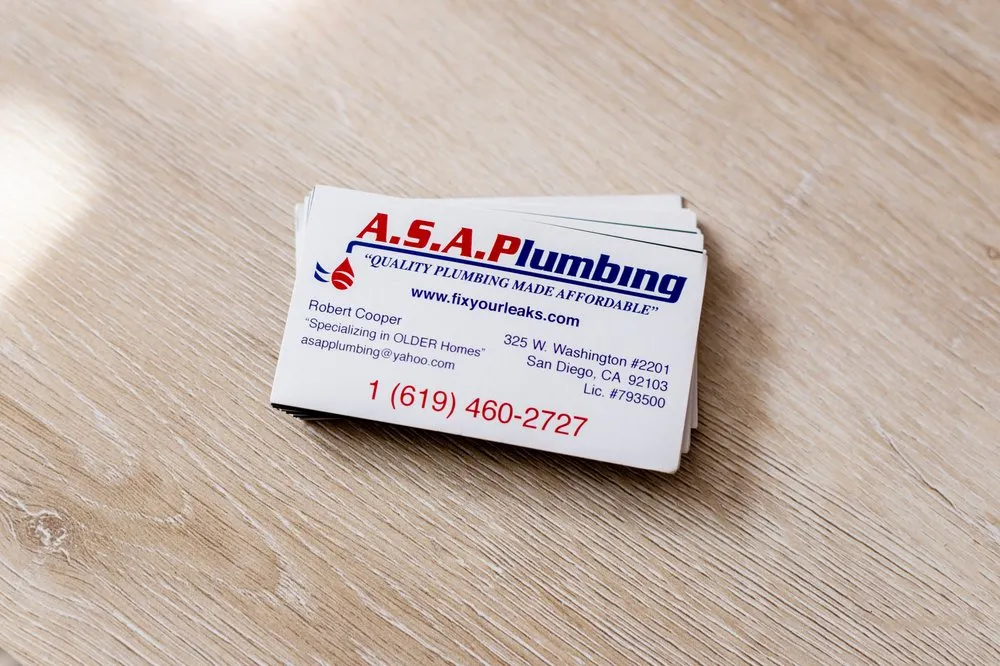 Slide of A.S.A.P Plumbing