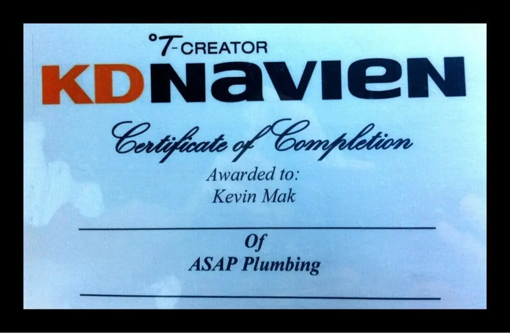 Slide of ASAP Water Heater & Plumbing