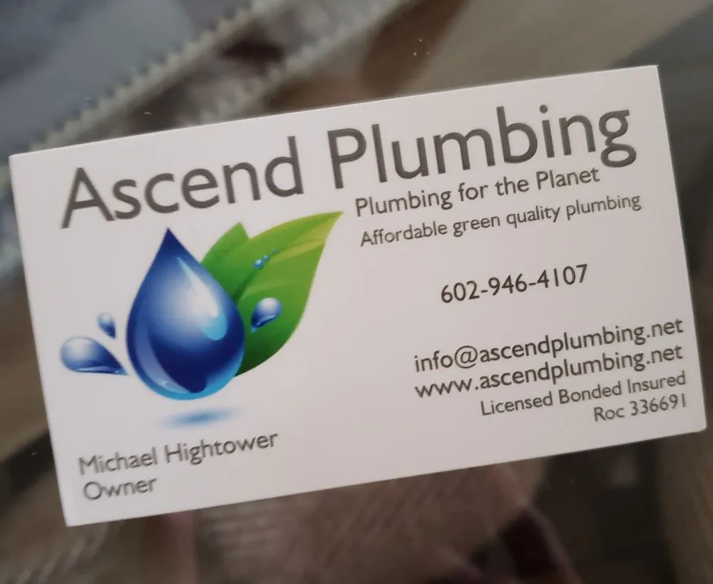 Slide of Ascend Plumbing