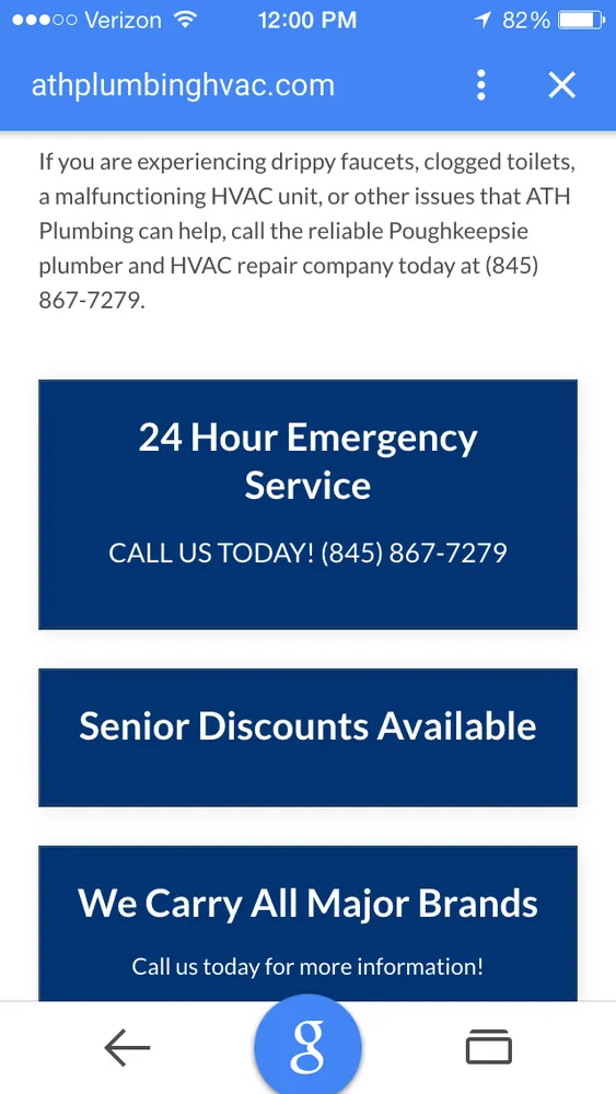 Slide of ATH Plumbing