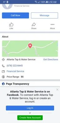 Atlanta Tap & Water Service Logo