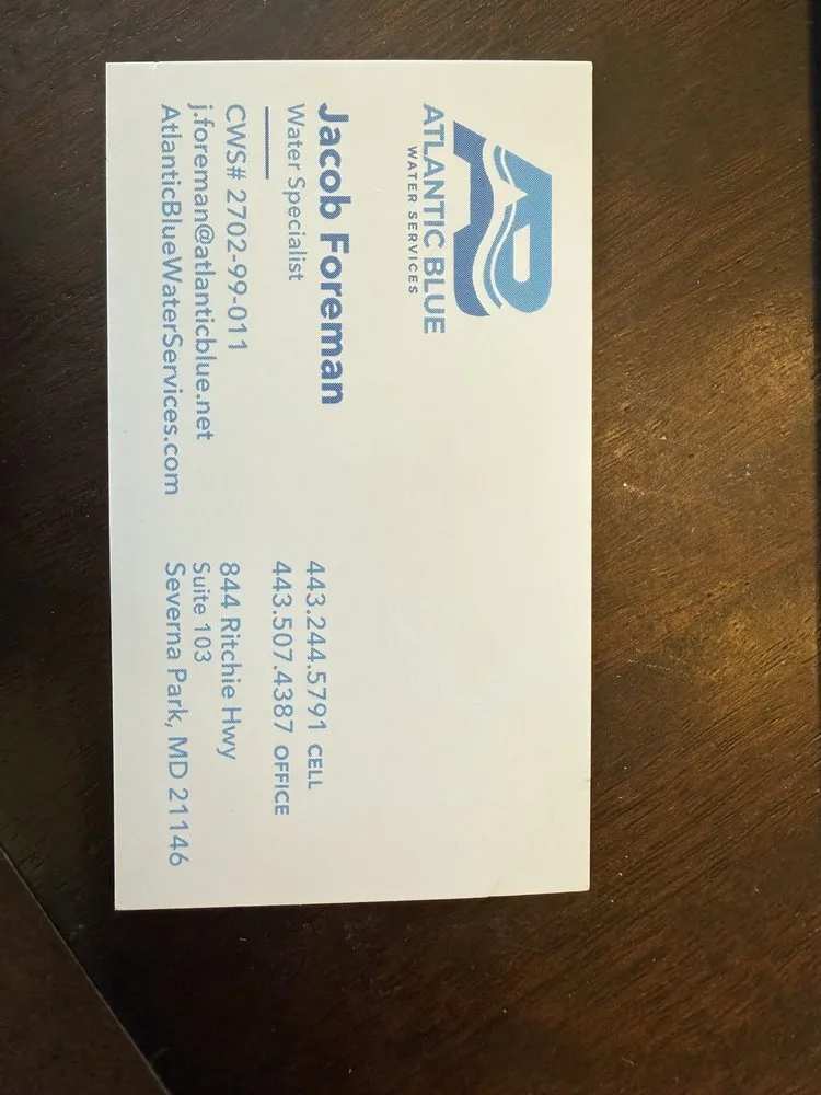 Reliable drain cleaning service in Westminster, MD - Atlantic Blue Water Services