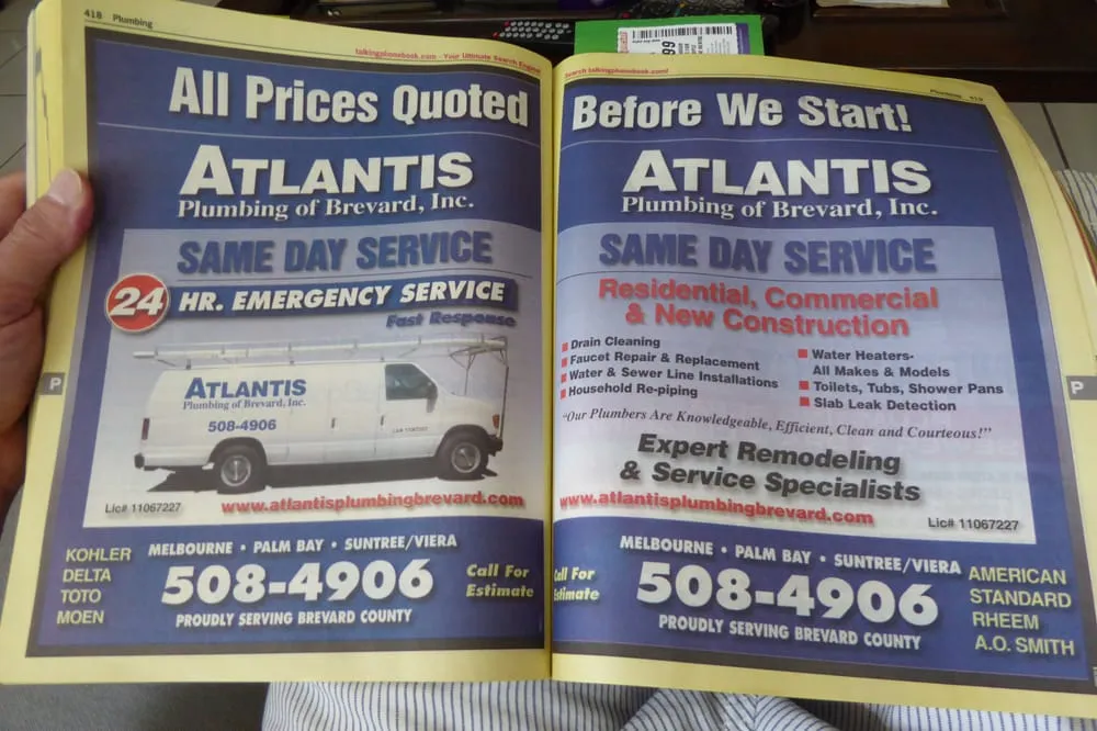 Slide of Atlantis Plumbing of Brevard Inc