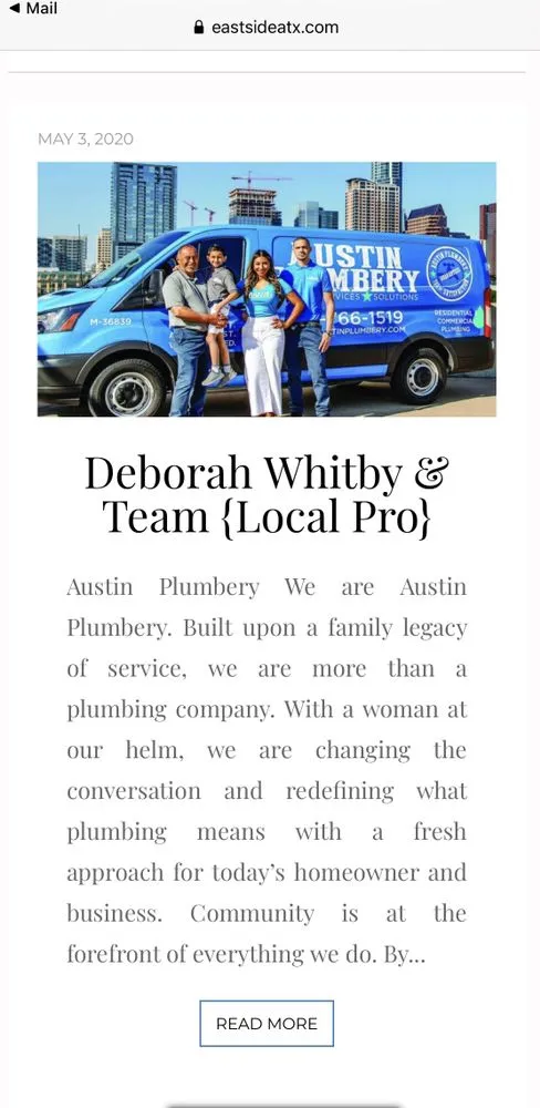 Slide of Austin Plumbery