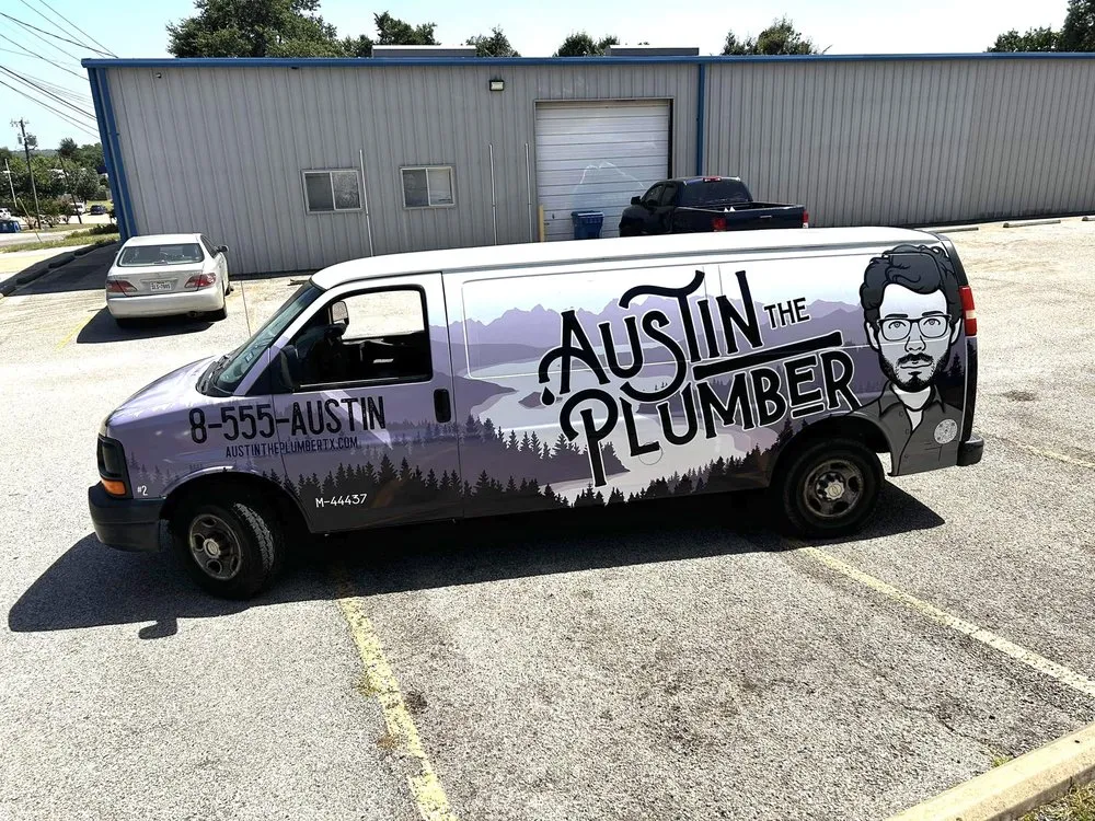 Slide of Austin the Plumber