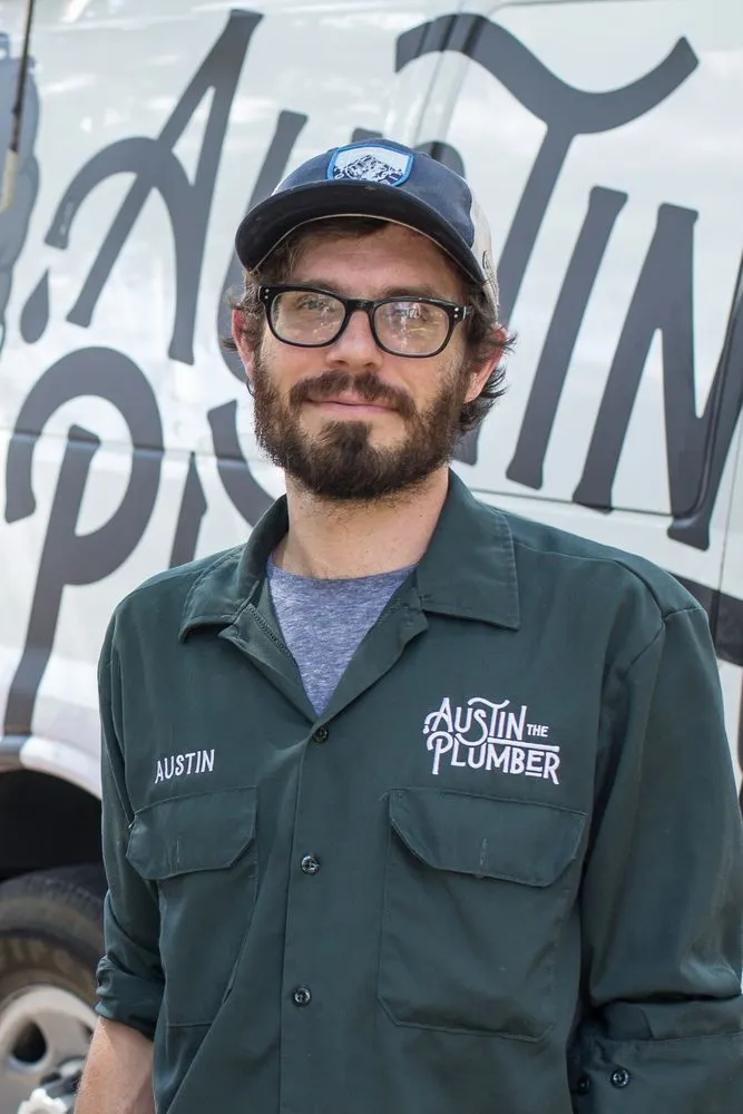 Slide of Austin the Plumber