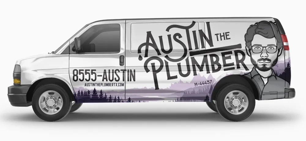 Slide of Austin the Plumber