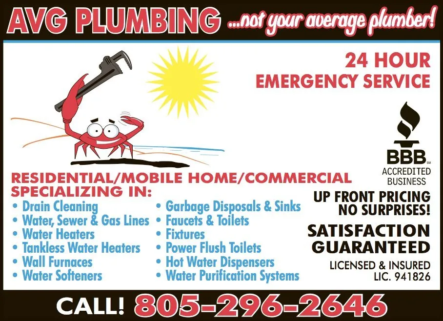Slide of AVG Plumbing