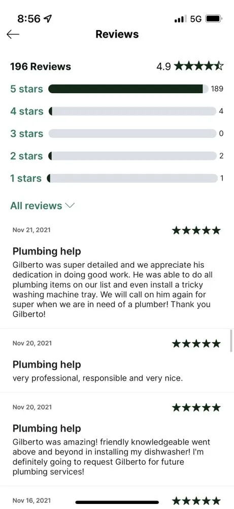 Slide of Avila Plumbing