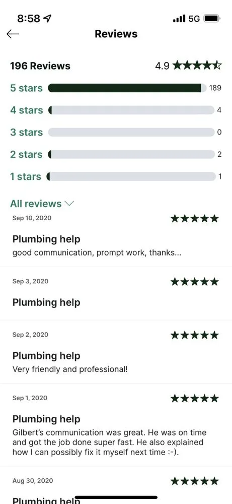 Slide of Avila Plumbing