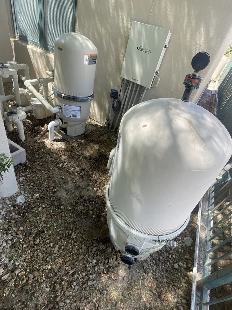 Slide of AVS Pool Service