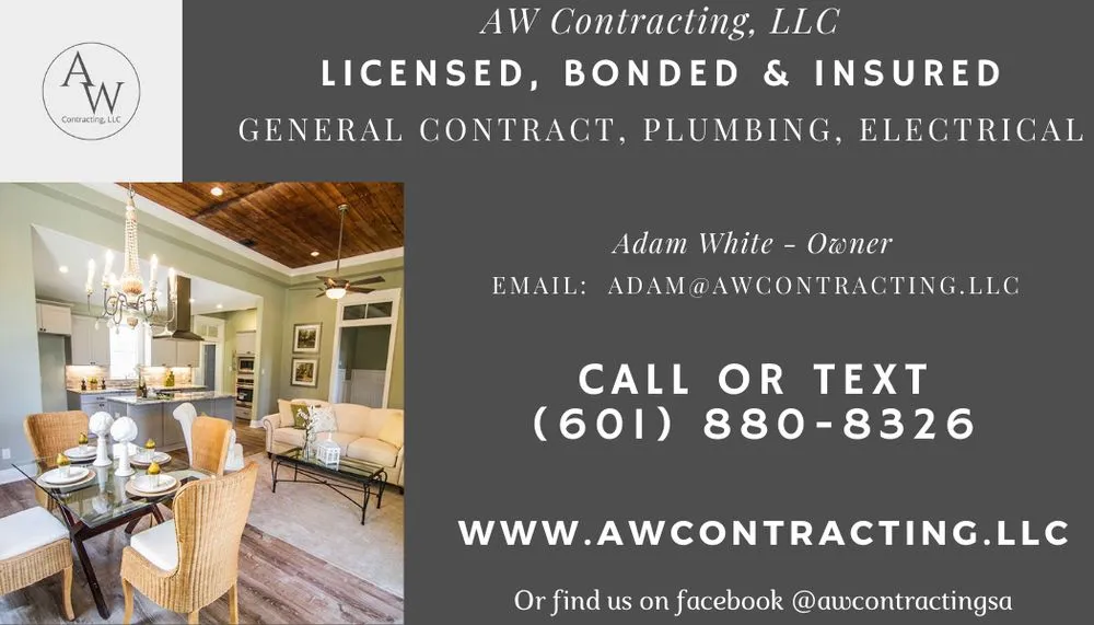 Slide of AW Contracting