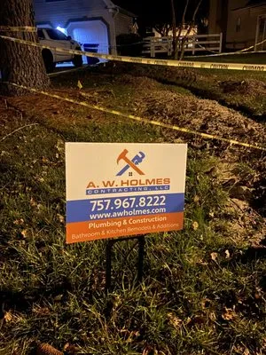 A.W. Holmes Contracting Logo