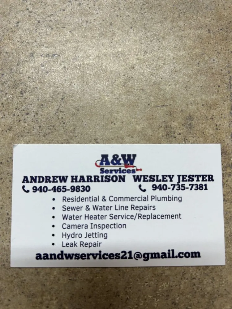 Slide of A&W Services