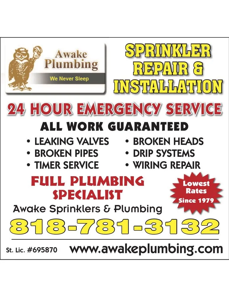 Slide of Awake Plumbing