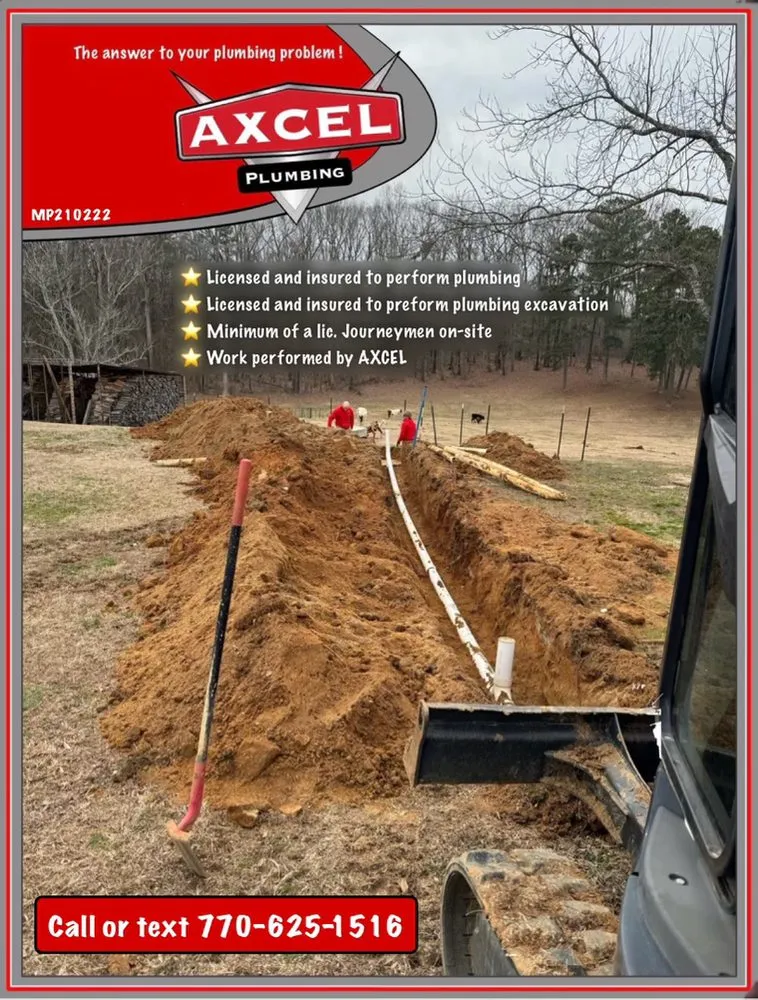 Slide of Axcel Plumbing