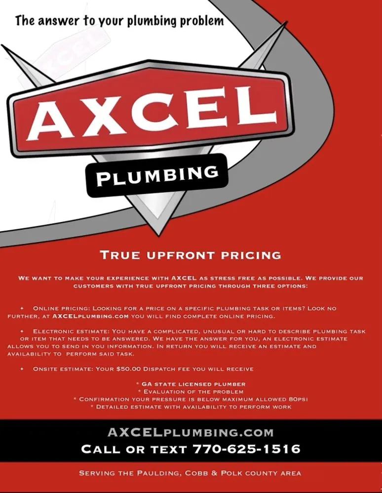 Slide of Axcel Plumbing