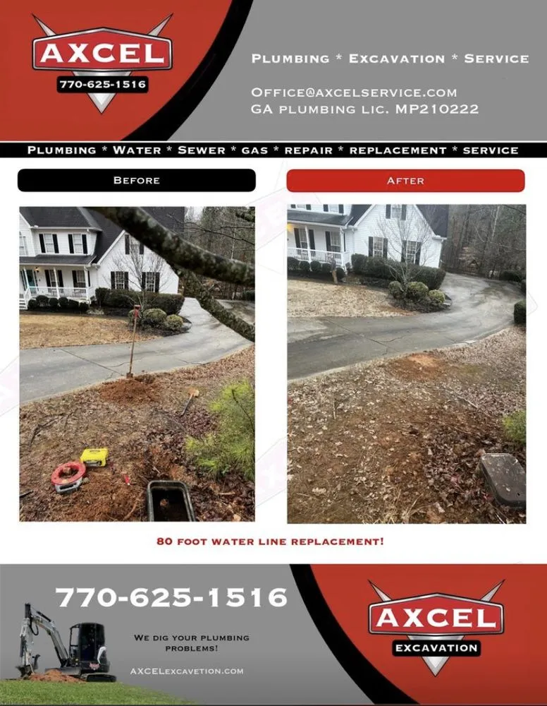 Slide of Axcel Plumbing