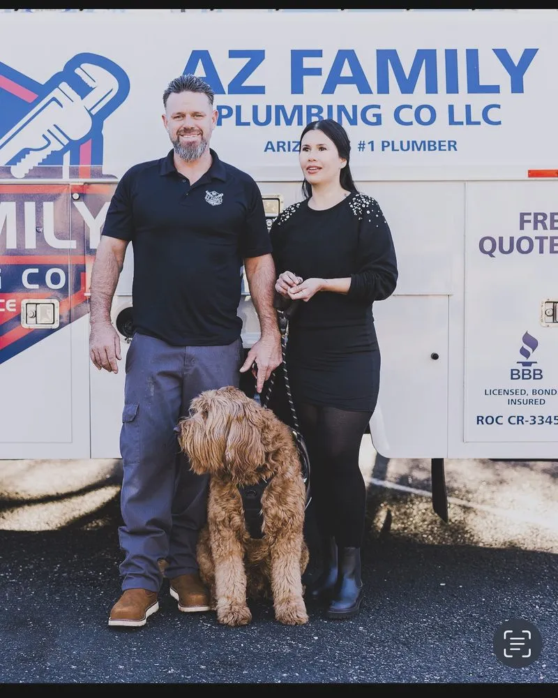 Slide of AZ Family Plumbing