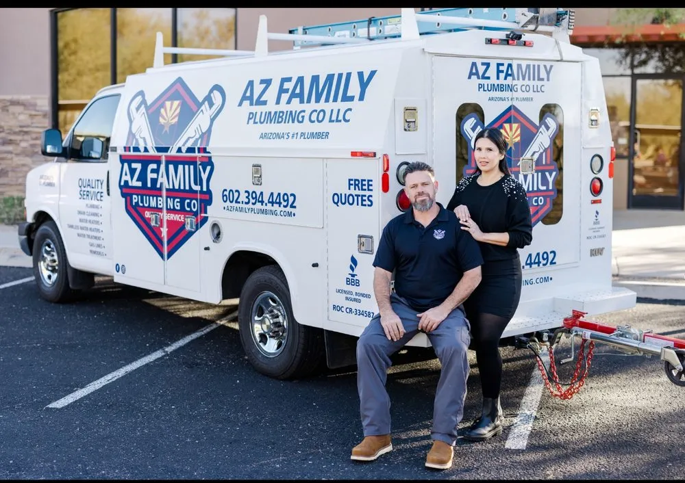 Slide of AZ Family Plumbing