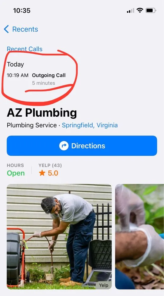 Slide of AZ Plumbing