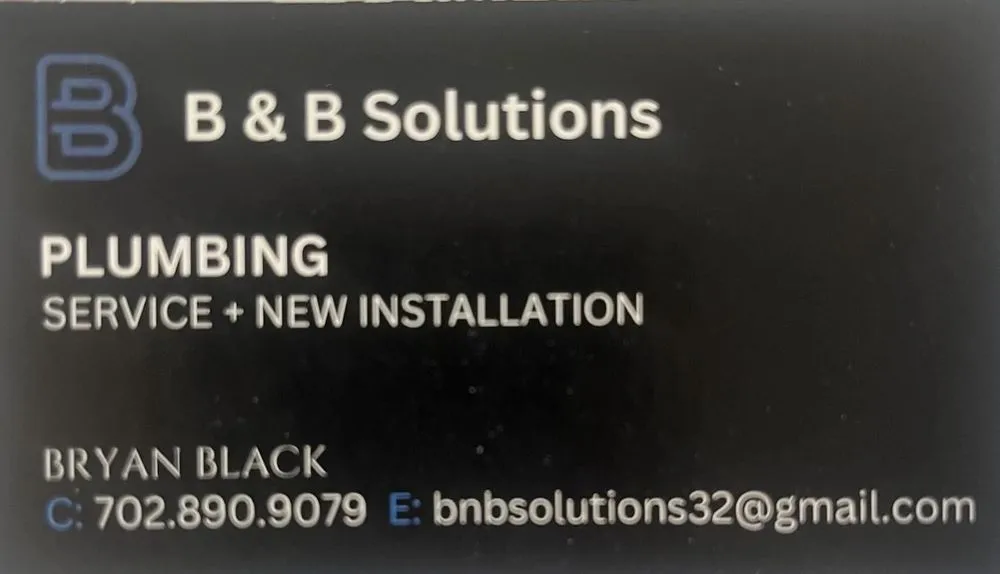 Slide of B & B Solutions Plumbing