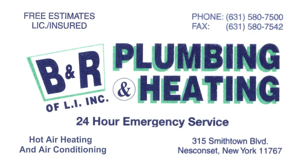 Slide of B and R Plumbing & Heating