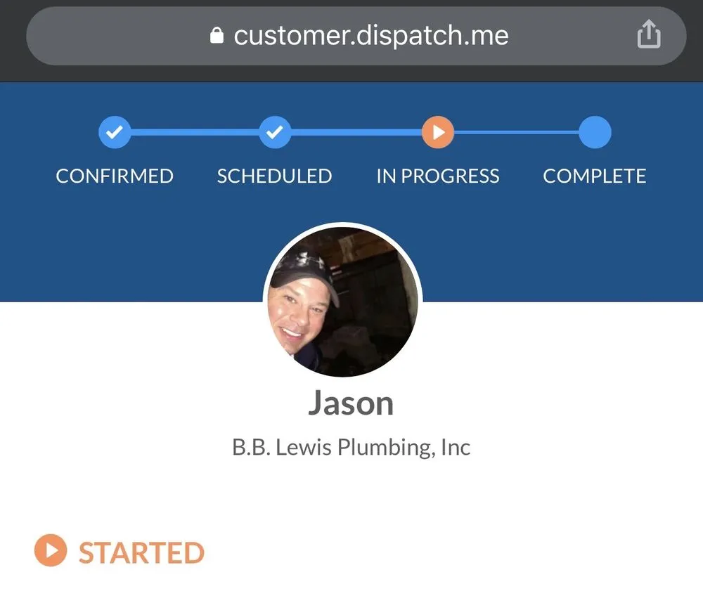 Slide of B B Lewis Plumbing