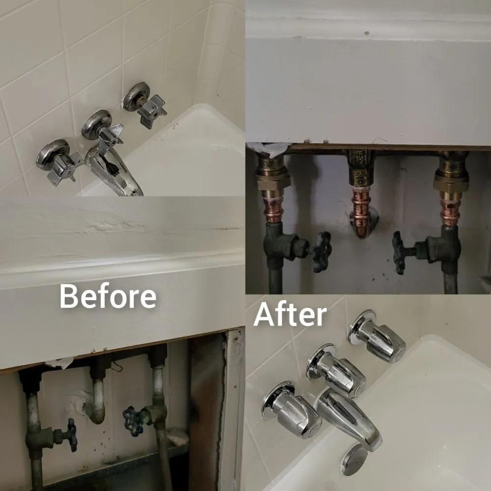 Professional plumbing repair for homes in Beltsville, MD by B Curry Contracting Handyman
