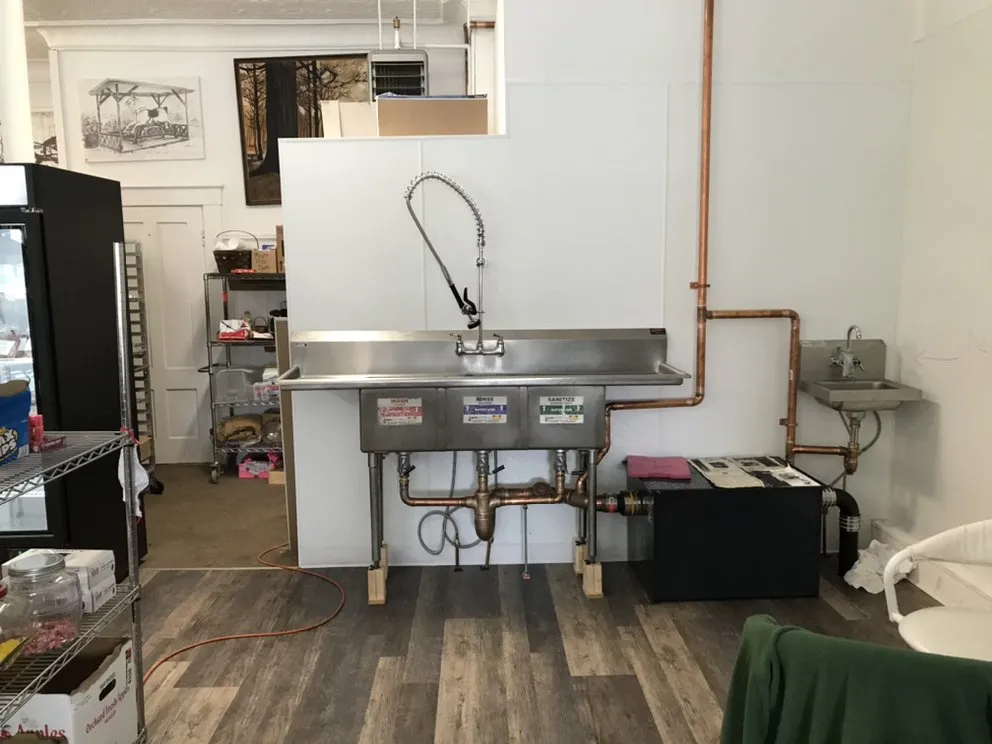 Slide of B Hadley plumbing and heating