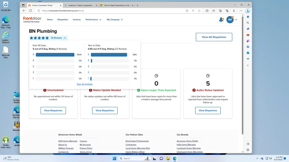Slide of B N Plumbing