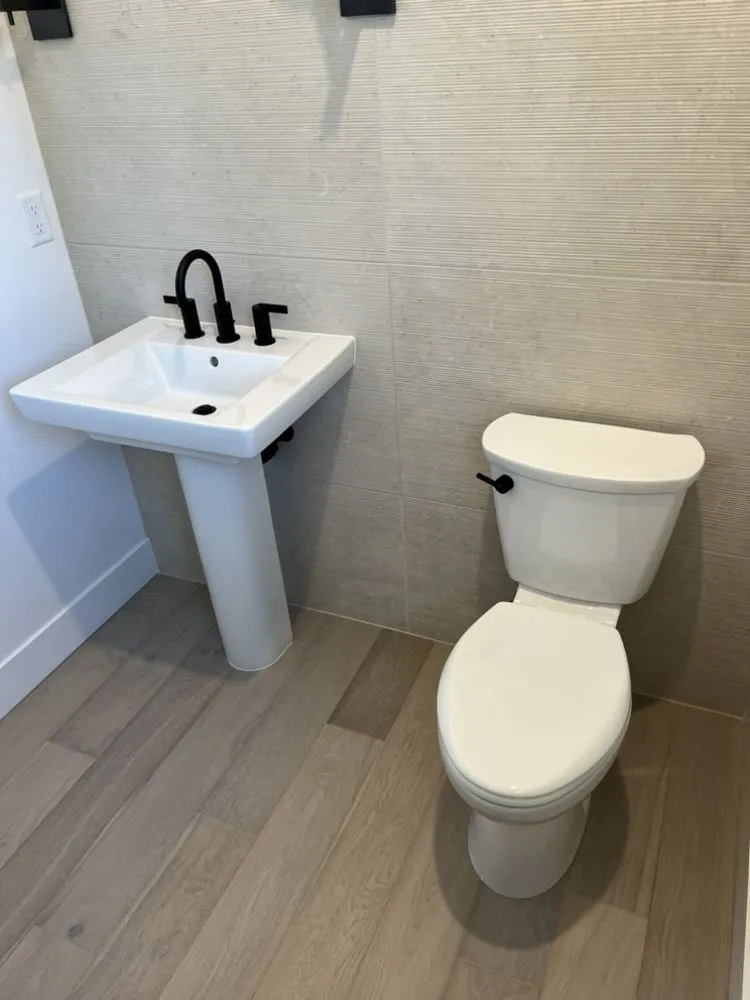 Slide of Backed Up Plumbing