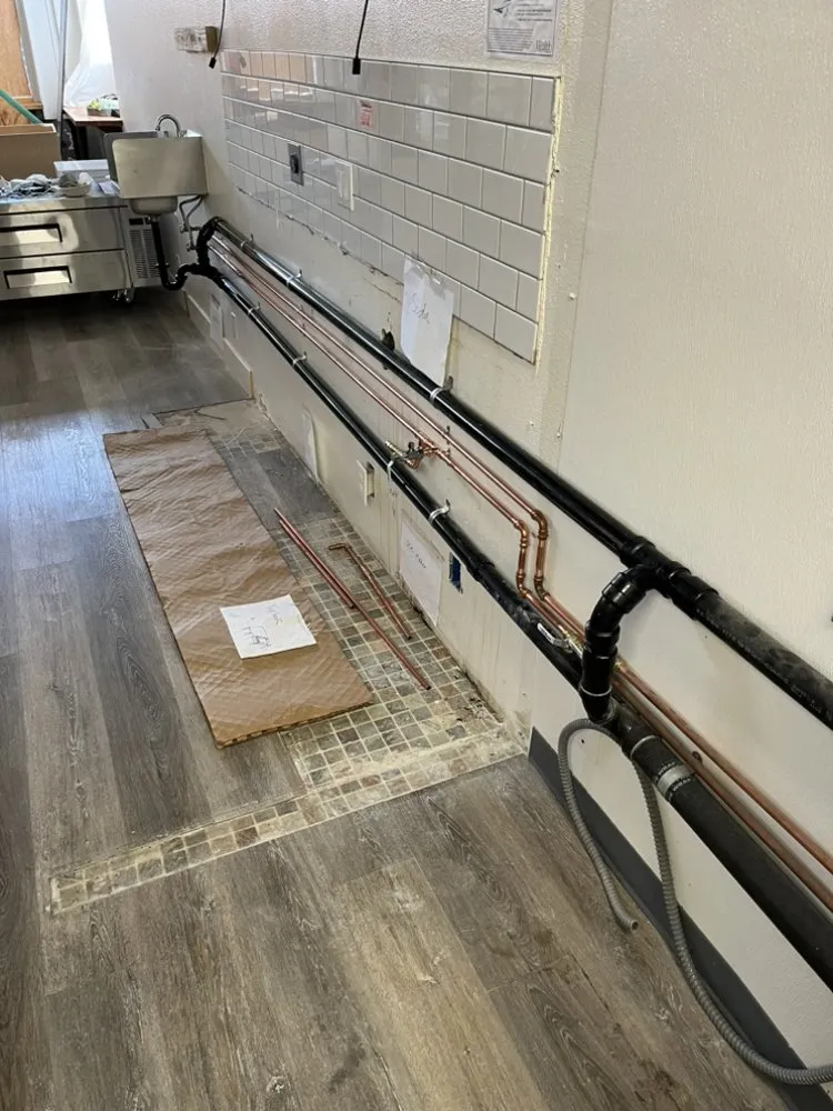 Slide of Backed Up Plumbing