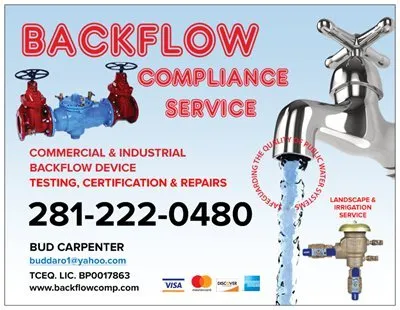 Slide of Backflow Compliance Service