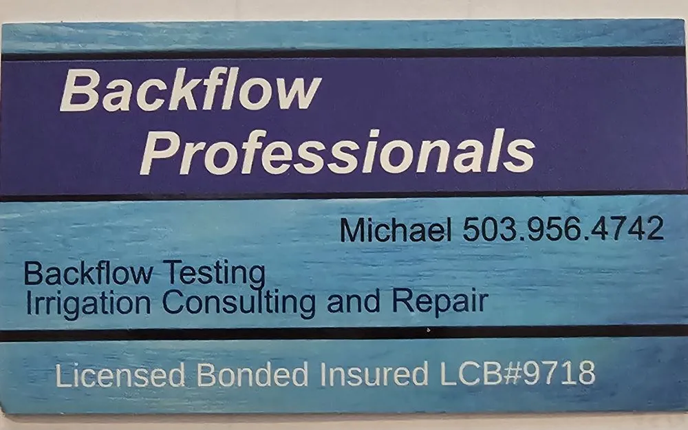 Slide of Backflow Professionals