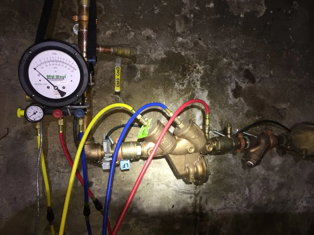 Slide of Backflow Services