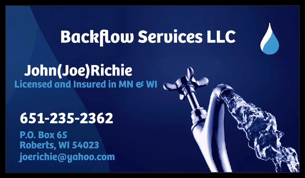 Slide of Backflow Services