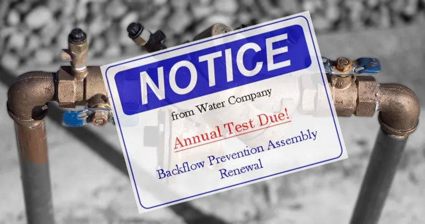 Slide of Backflow Tech