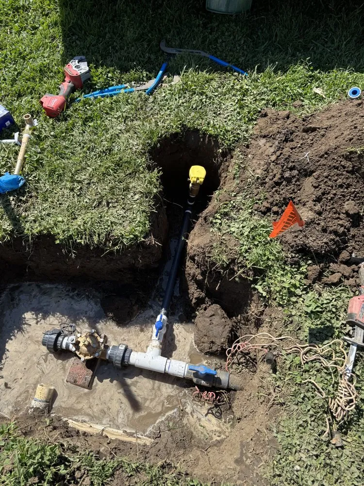 Slide of Backflow Testing and Irrigation