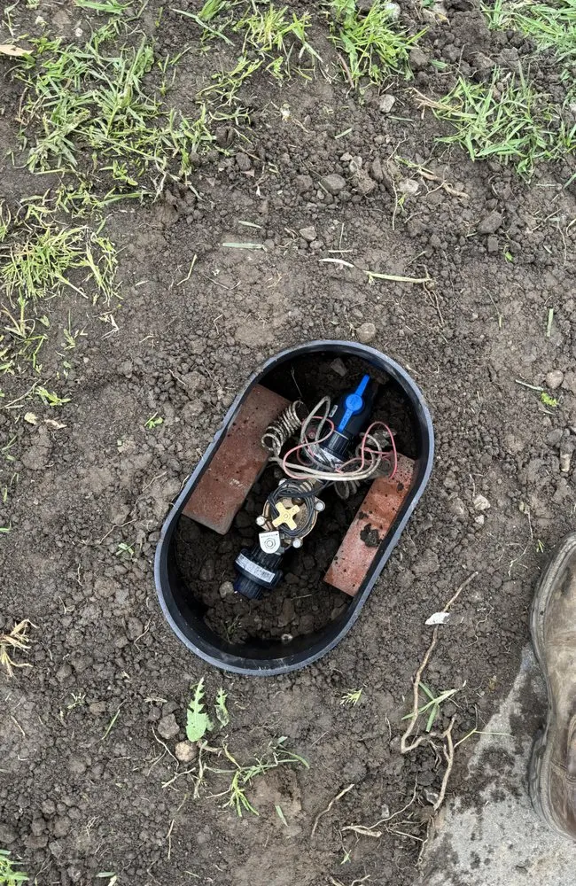 Slide of Backflow Testing and Irrigation