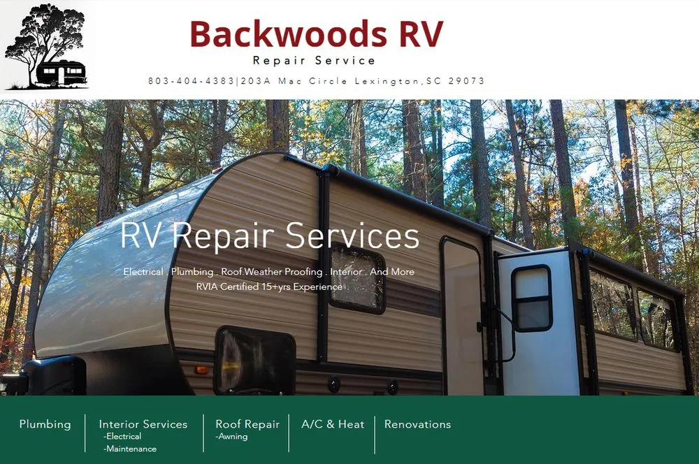 Slide of BackWoods RV Repair
