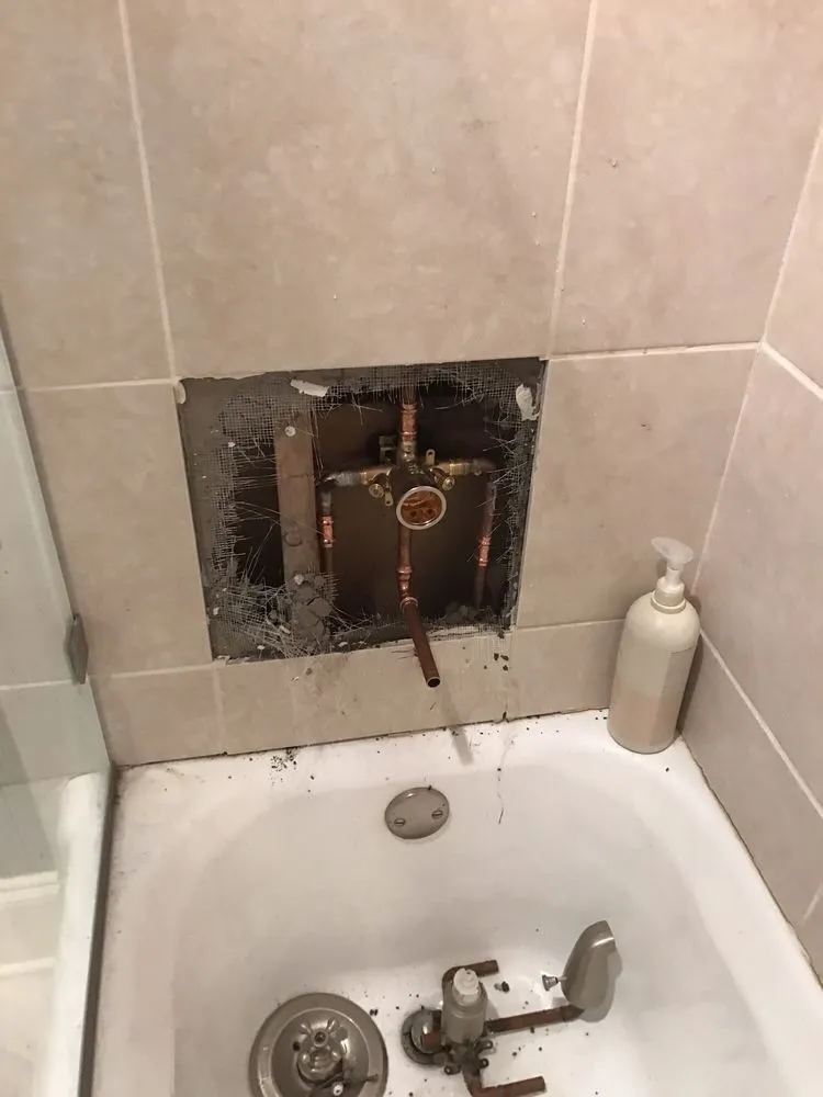 Slide of Bag-Pipe Plumbing