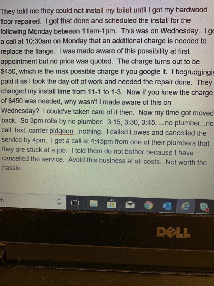 Slide of Baileys Plumbing