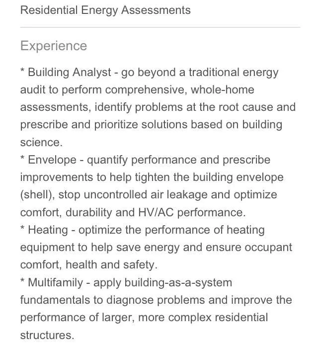 Slide of Bair Mechanical