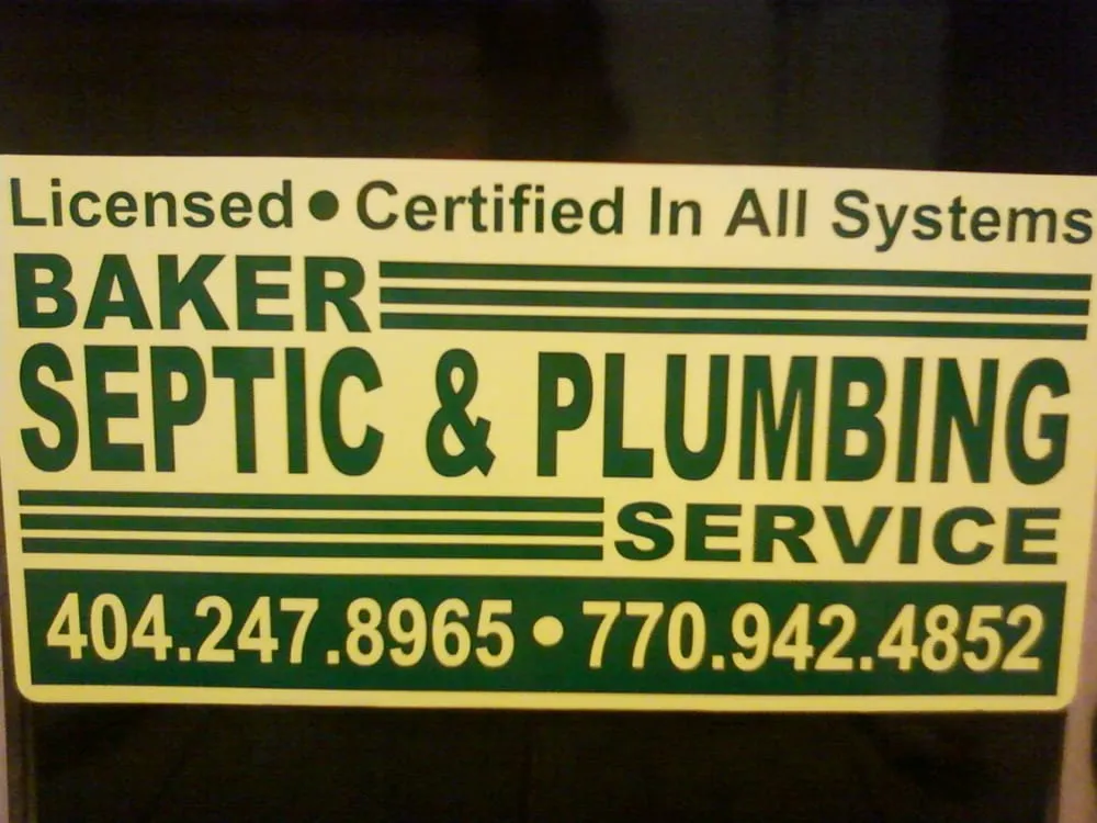 Slide of Baker Complete Septic Tank Service